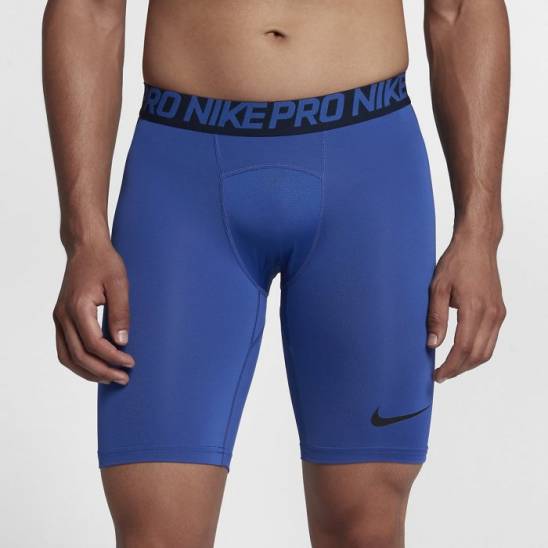 Man compression Shorts Nike Pro blue 