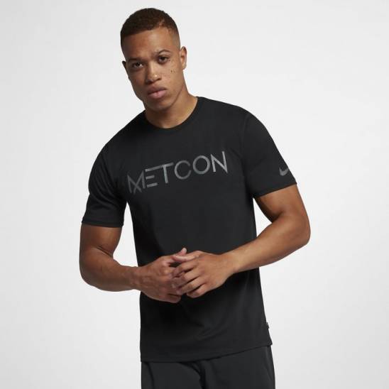 T-Shirt Nike Metcon - black - WORKOUT.EU