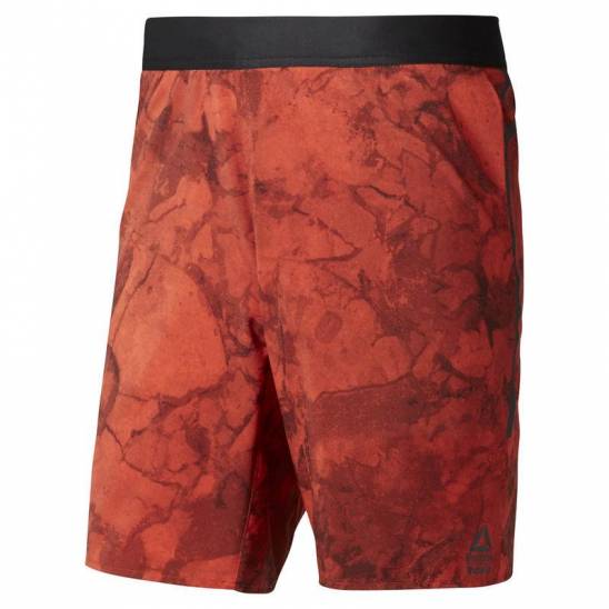 orange reebok crossfit shorts