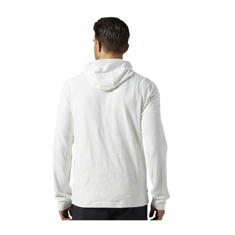 reebok crossfit jacquard full zip hoodie