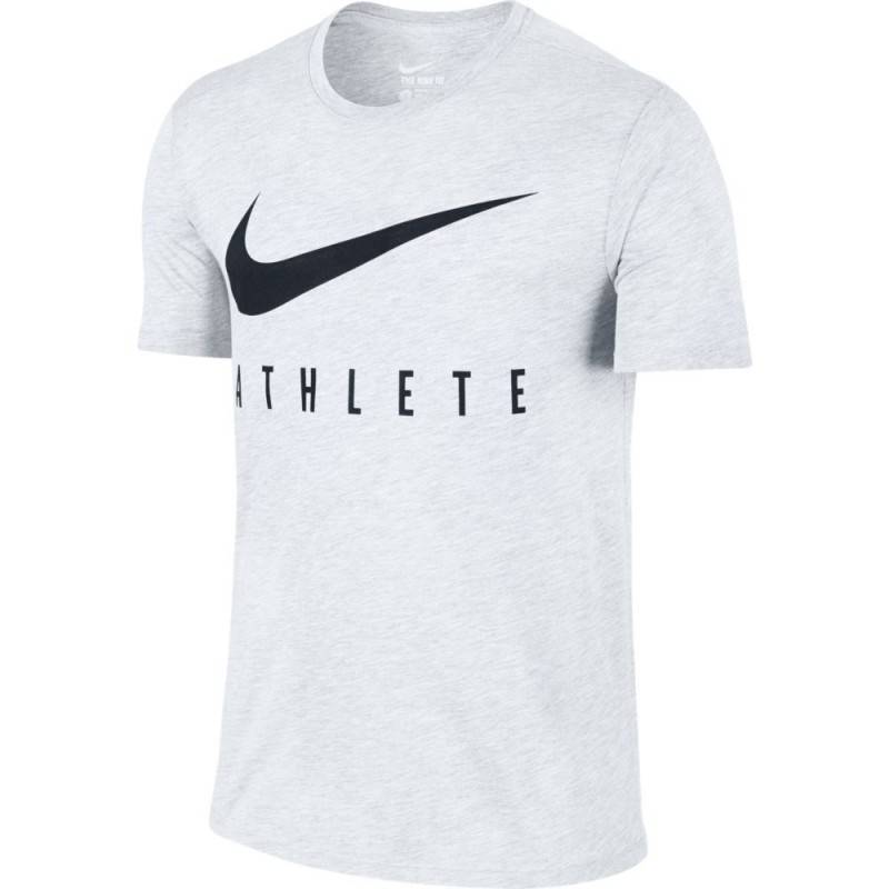 Man T-Shirt Nike Swoosh Athlete - white - WORKOUT.EU