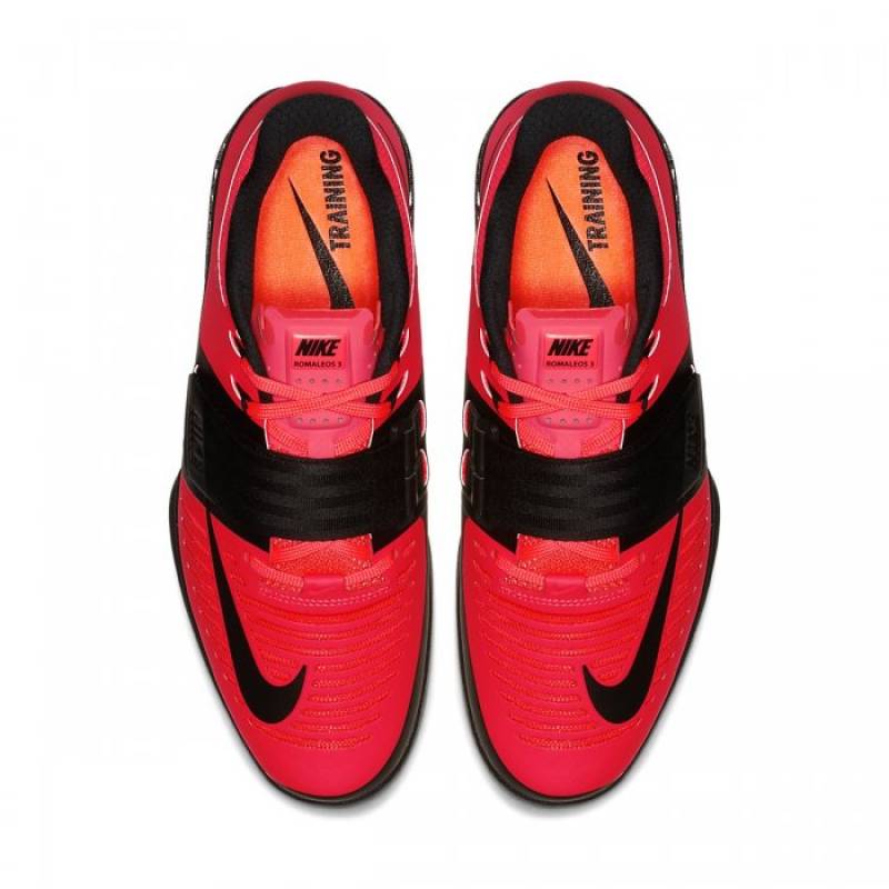 nike romaleos 3 red and black