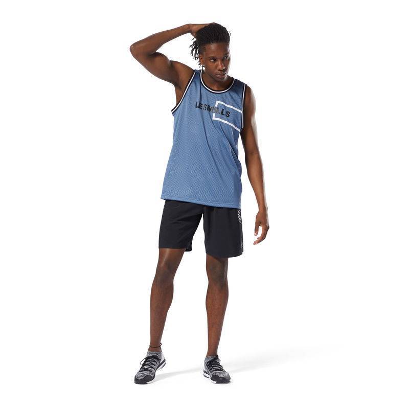 Man top Les Mills MESH BBALL TANK - DJ2182