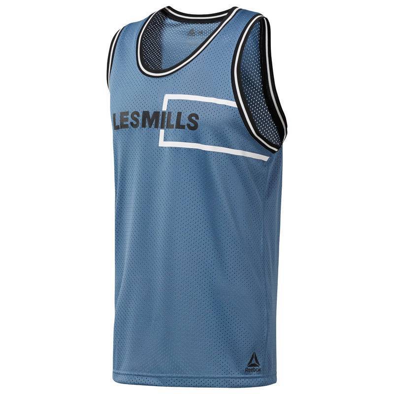 Man top Les Mills MESH BBALL TANK - DJ2182