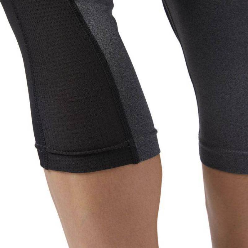 Leggings Capri a blocchi di colore da donna per l'allenamento