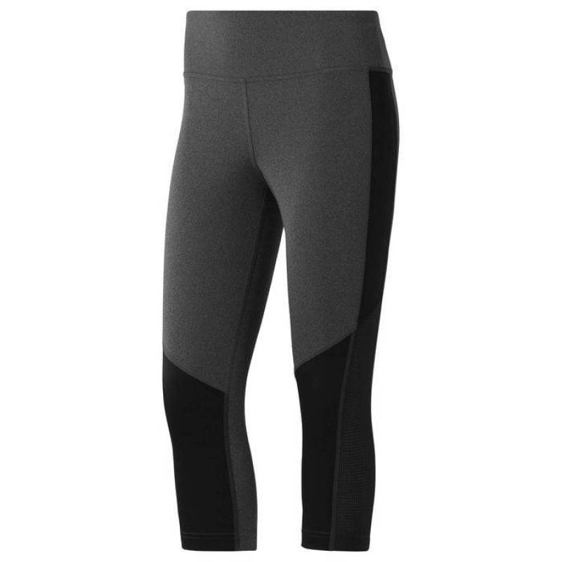 Leggings Capri a blocchi di colore da donna per l'allenamento