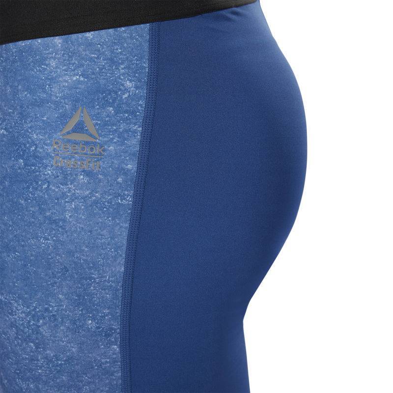 Reebok CrossFit Men's Navy Blue Speedwick Performance Compression TIghts  S96442