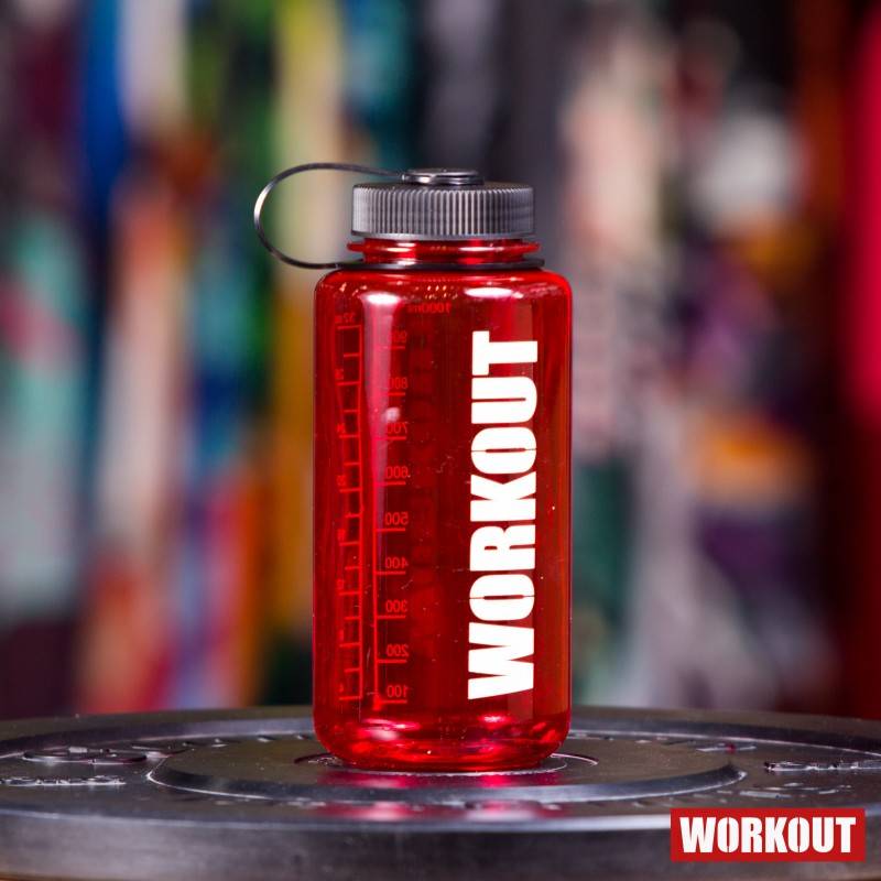 Bottle WORKOUT 1000 ml - red Tritan