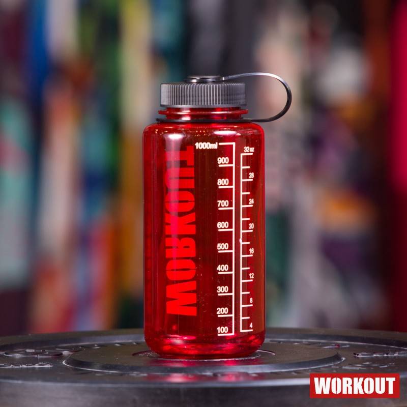 Bottle WORKOUT 1000 ml - red Tritan