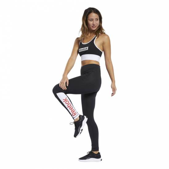 Reebok linear sale high rise tights