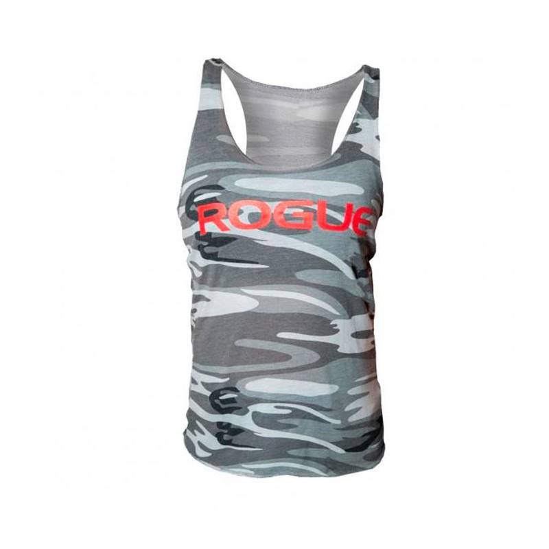 Damentop Rogue Basic - grau camo