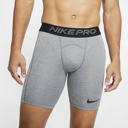 grey nike pro shorts xs