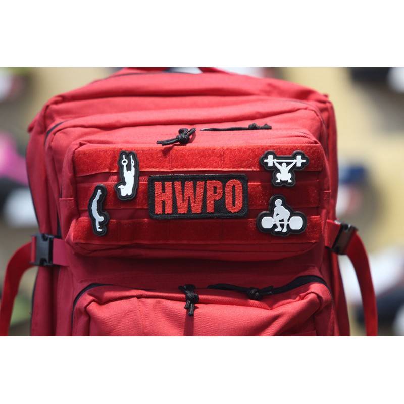 Velcro patch HWPO red