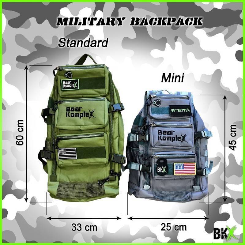 Batoh Bear KompleX Military Backpack - standard šedivý