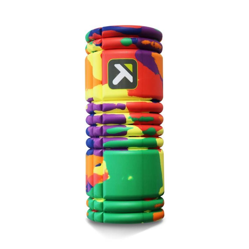 Masážní pěnový roller Foam Roller GRID - RAINBOW - Trigger Point