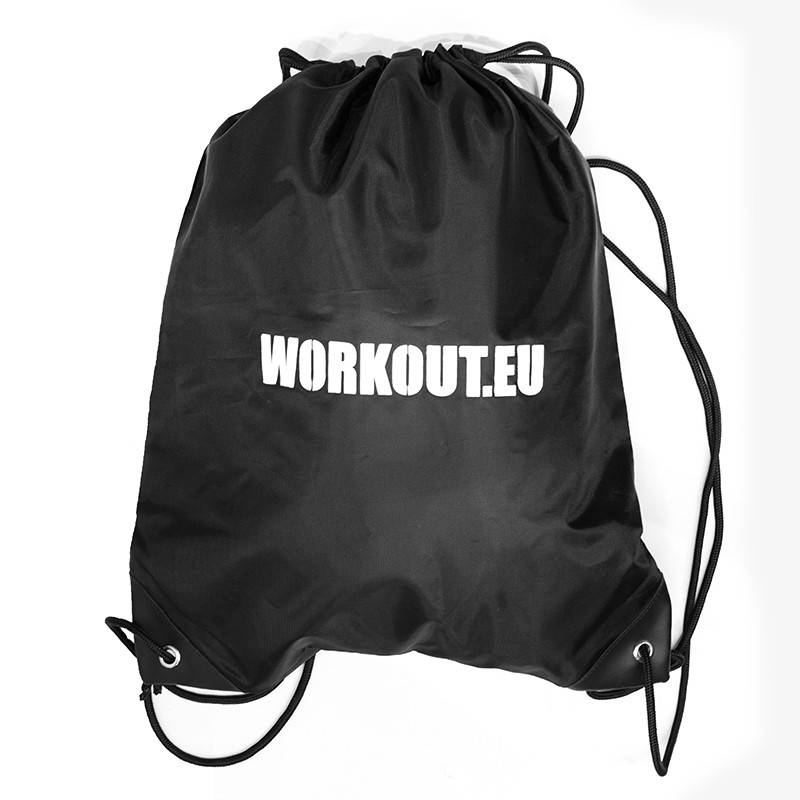 GYMSACK -  Vak na stahovací šňůrky WORKOUT black