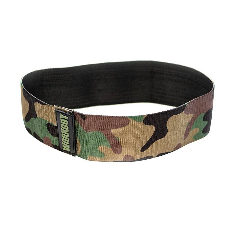 Textile resistance band - green camo