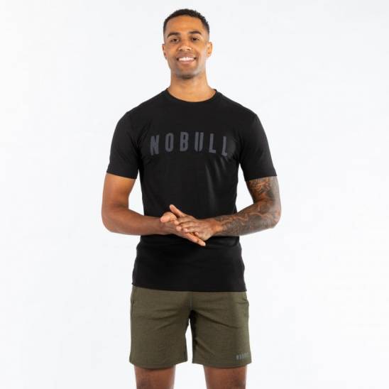 NOBULL Men's NFL Combine Charcoal Black Shorts