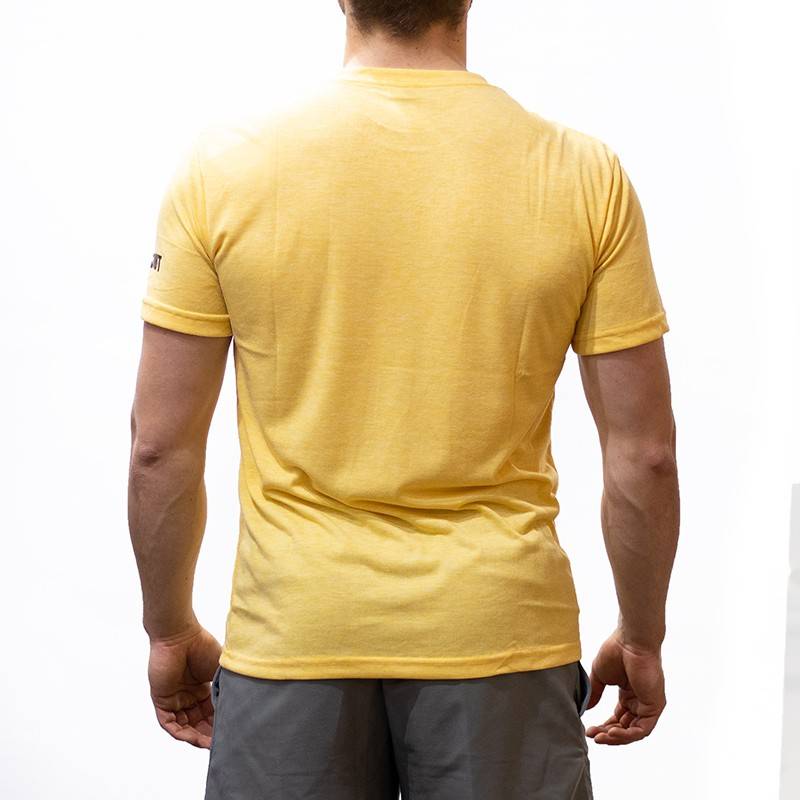 Training T-Shirt WORKOUT - yellow