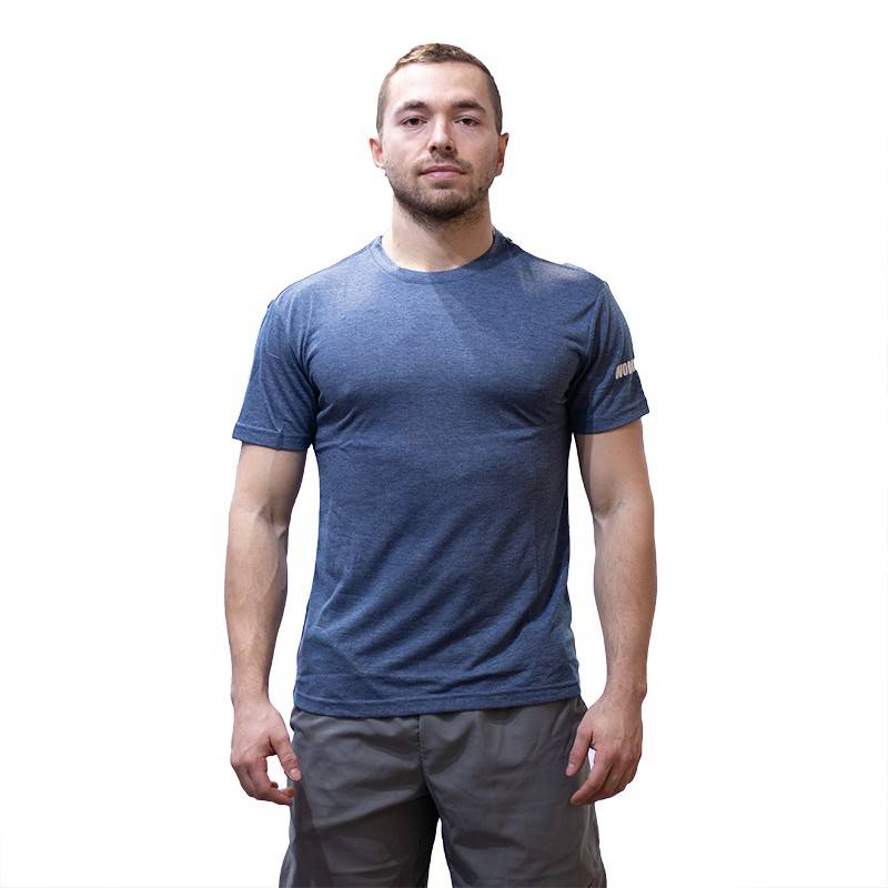 Training T-Shirt WORKOUT - blue