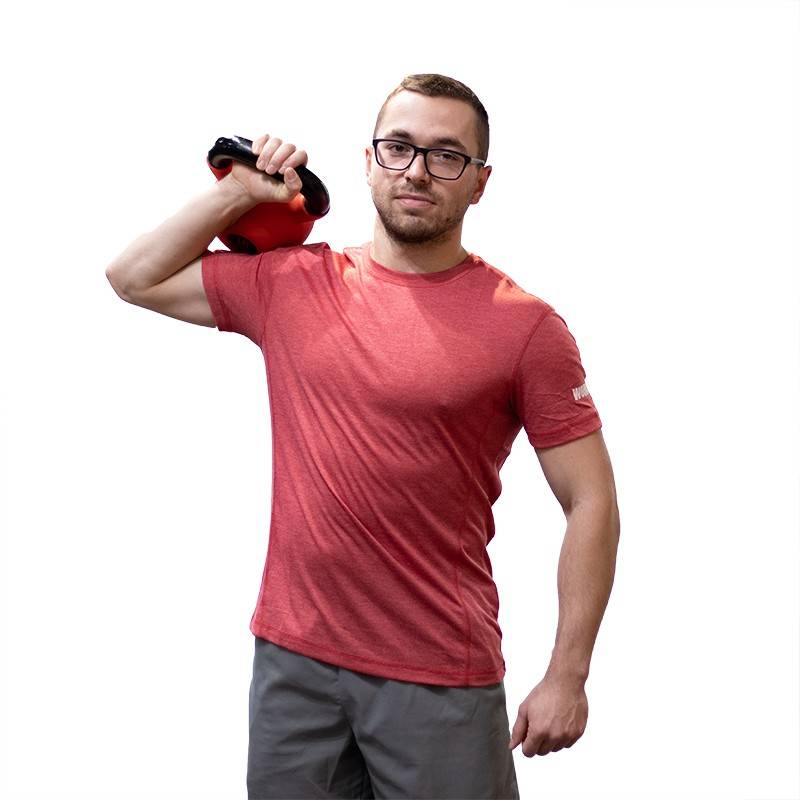 Training T-Shirt WORKOUT - red