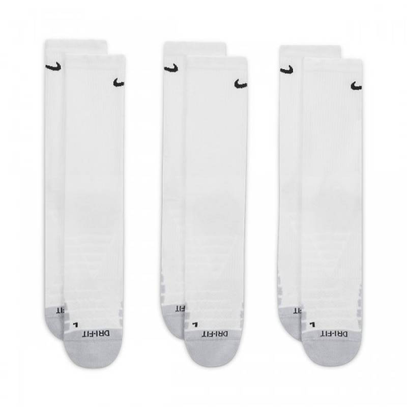 Tréninkové socks Nike 3 pairs white/wolf