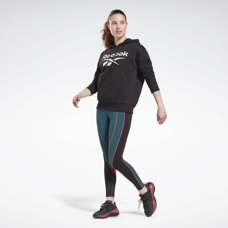 Woman hoodie Reebok - black