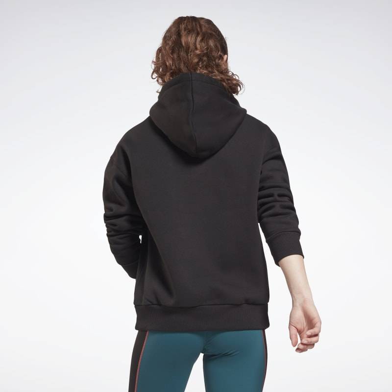 Woman hoodie Reebok - black