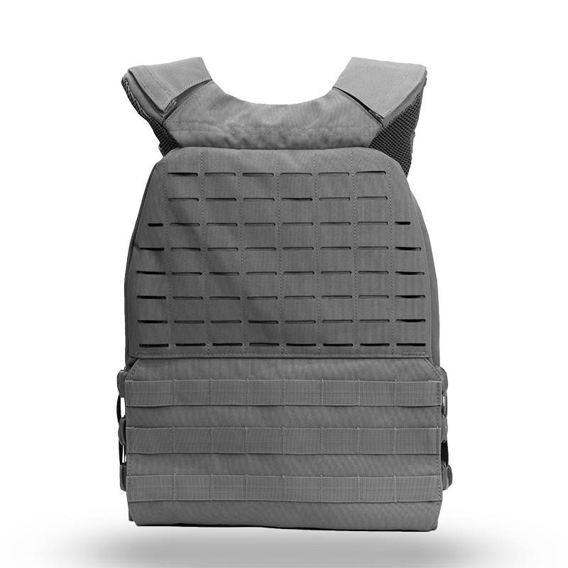 Tactical Plate Weight Vest  WORKOUT - Grey