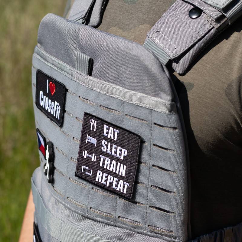 Tactical Plate Weight Vest  WORKOUT - Grey