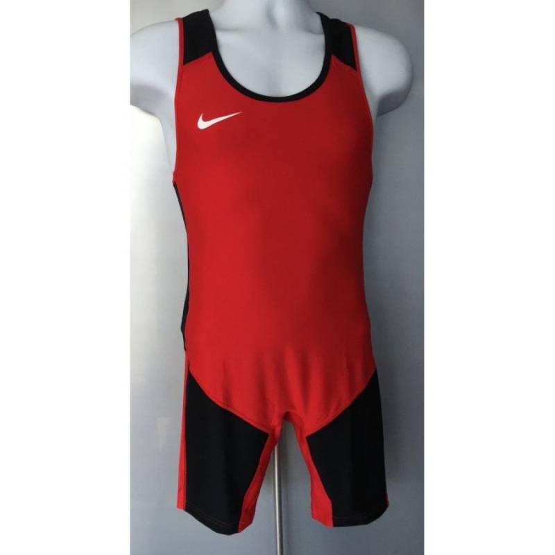 Pánský trikot Nike Weightlifting Singlet - Red/black