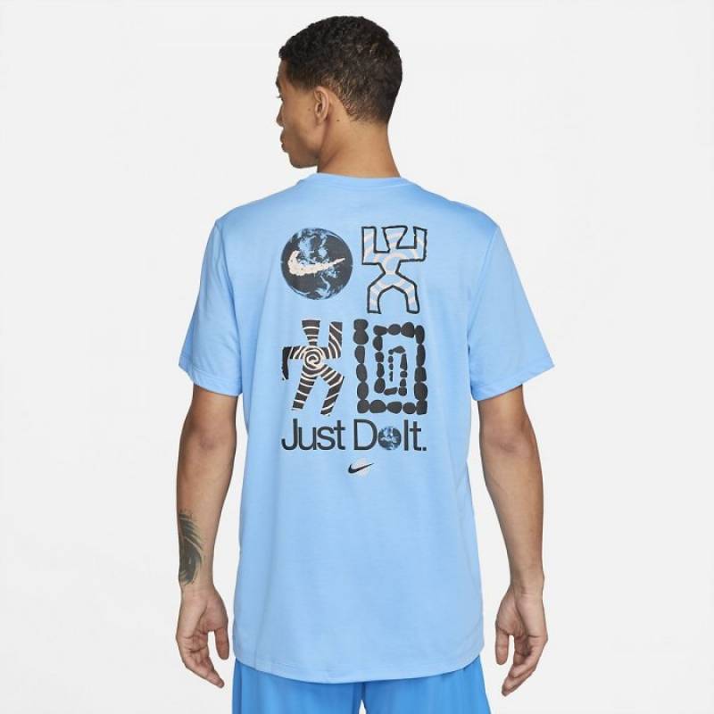 Man T-Shirt Nike Dri-Fit - blue