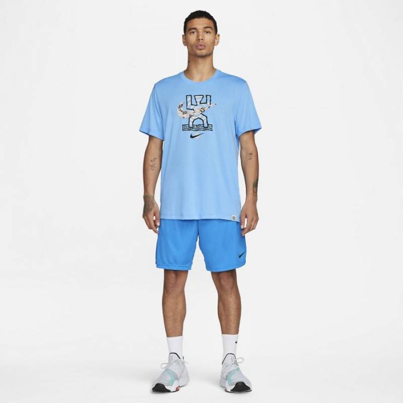 Man T-Shirt Nike Dri-Fit - blue