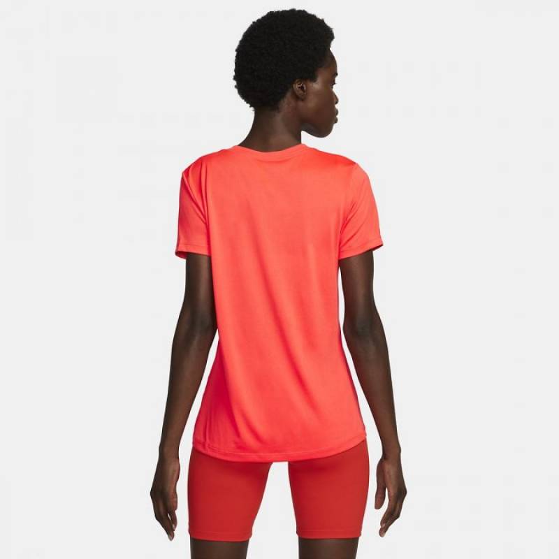 Woman T-Shirt Nike Dri-FIT Legend - orange