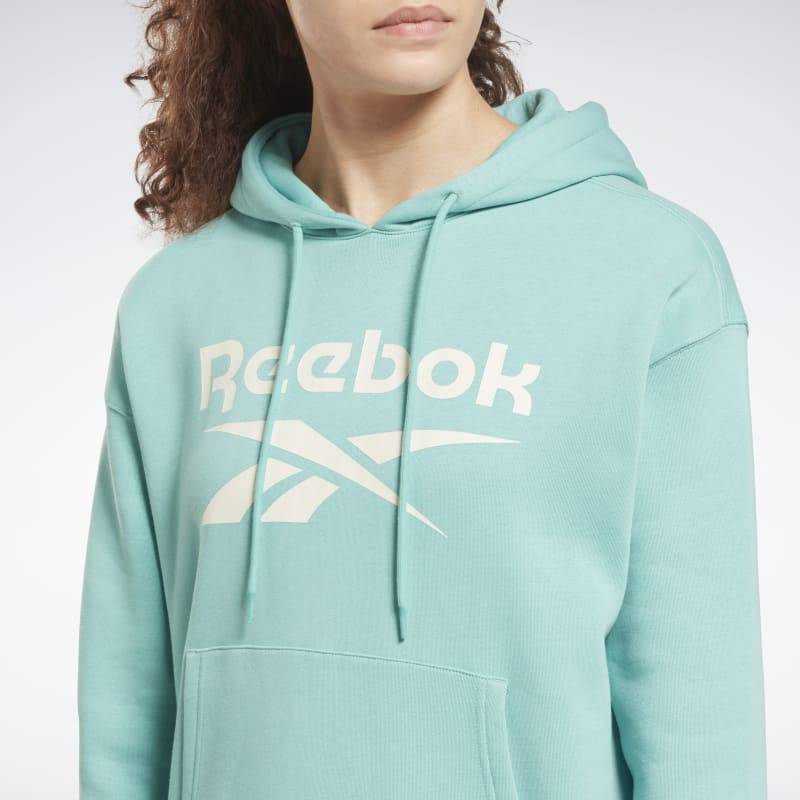 Woman hoodie Reebok - tyrkysová