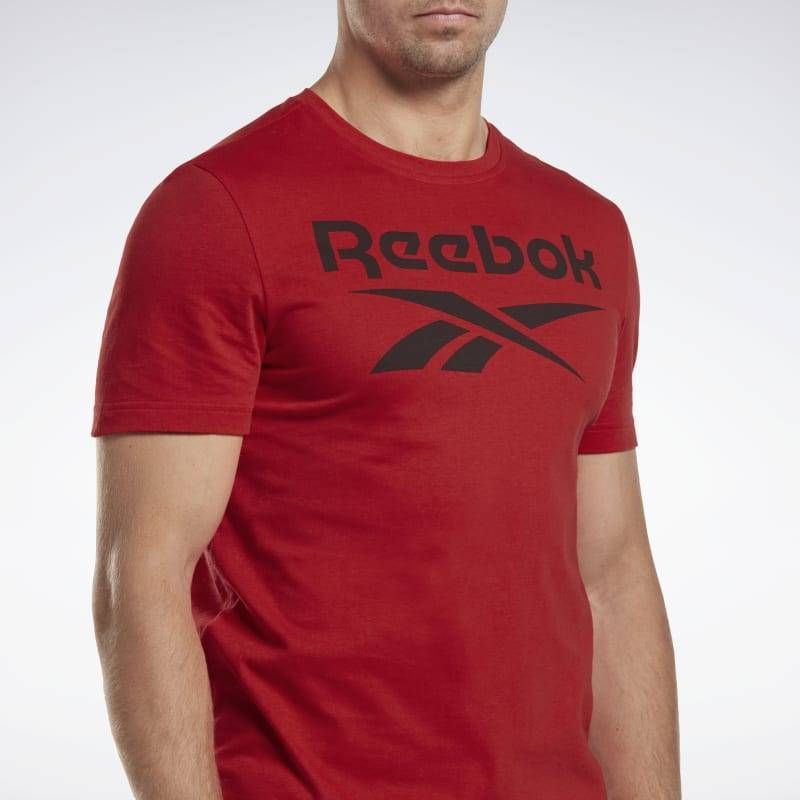 Man T-Shirt Reebok - red