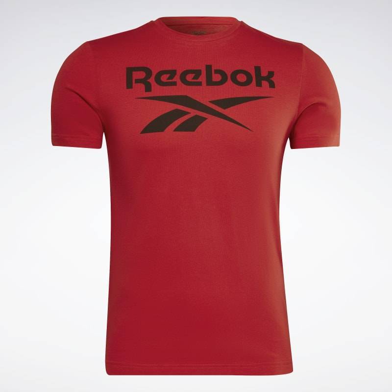 Man T-Shirt Reebok - red