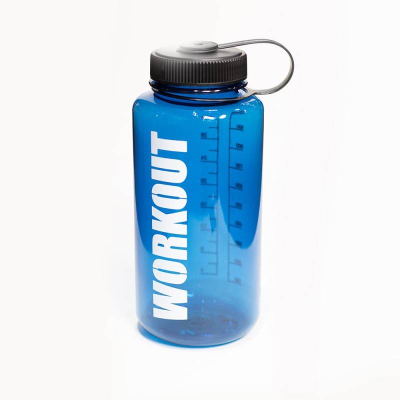 Láhev na pití WORKOUT 1000 ml - tmavě modrá