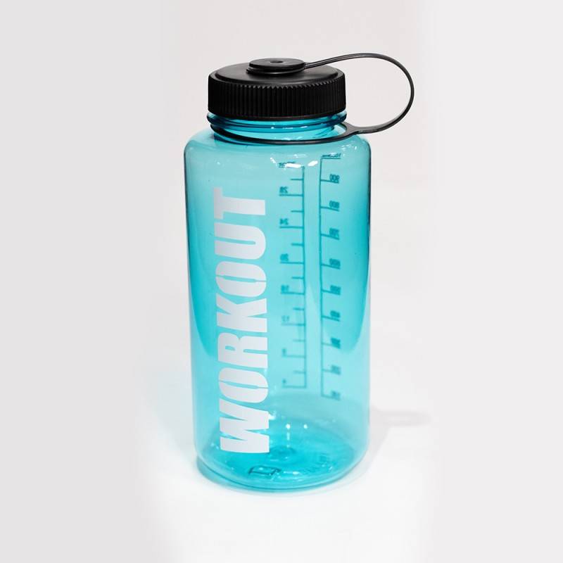 Láhev na pití WORKOUT 1000 ml - azurová