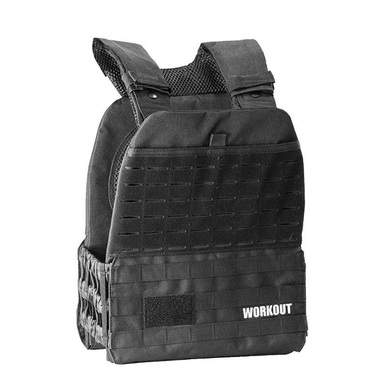 Tactical Plate Weight Vest 10 kg WORKOUT - Black