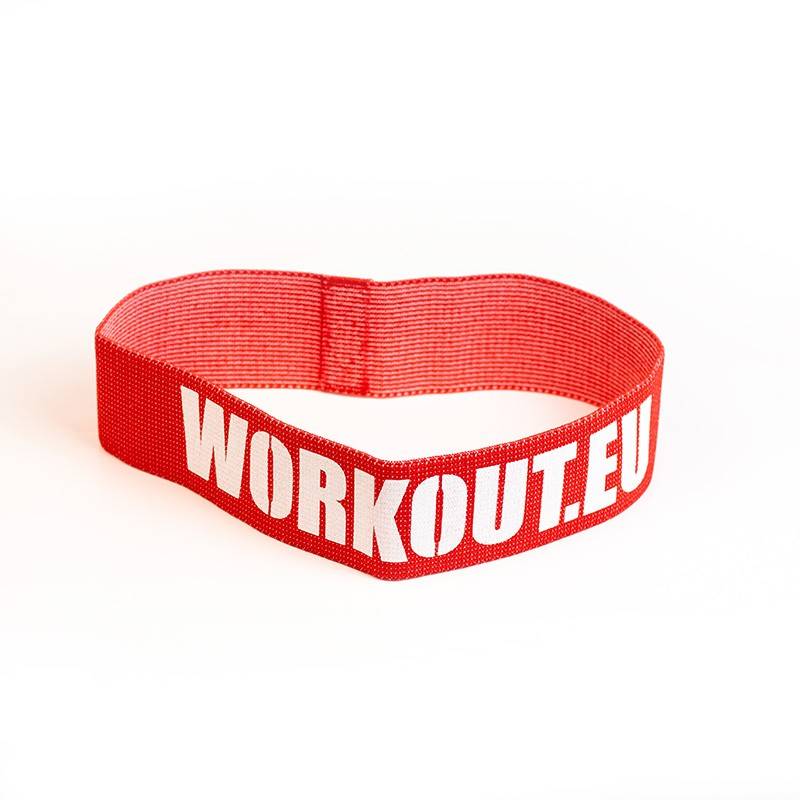 Výhodný set krátkých odporových textilních gum WORKOUT (5 kusů)