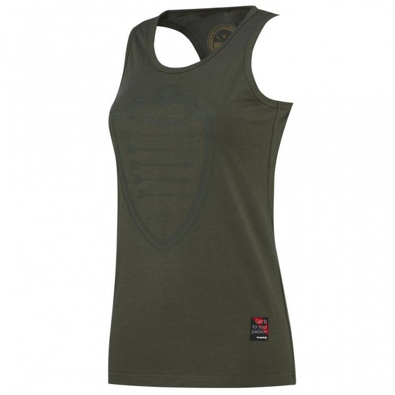 Woman Tank Top ThornFit - Arrow - Army Green