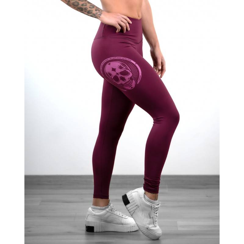 Woman Tight Northern Spirit Sirius Skull - Merlot