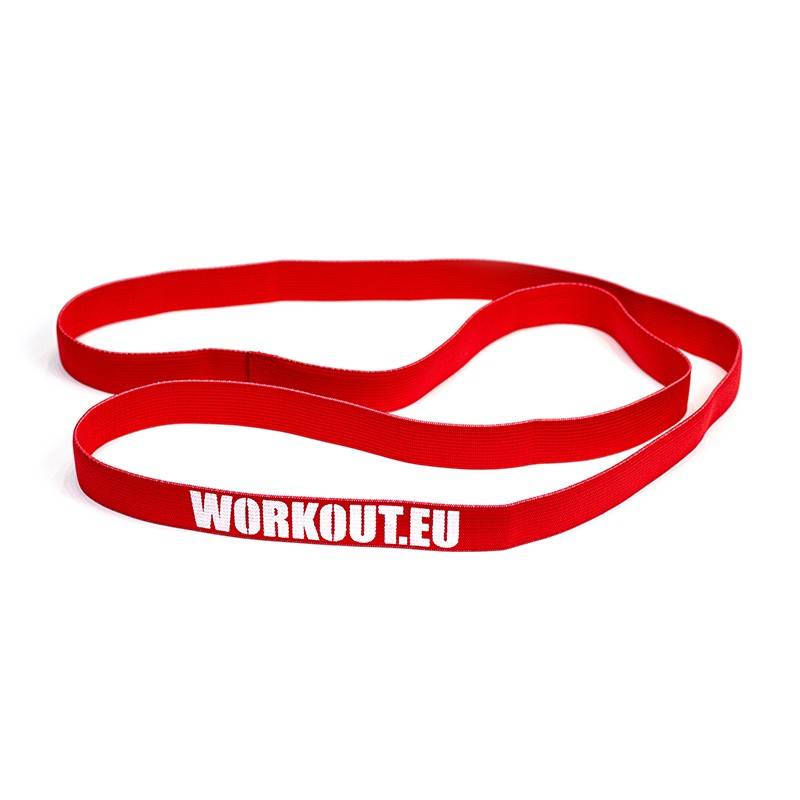 Textile resistance band WORKOUT (18 kg)  - red