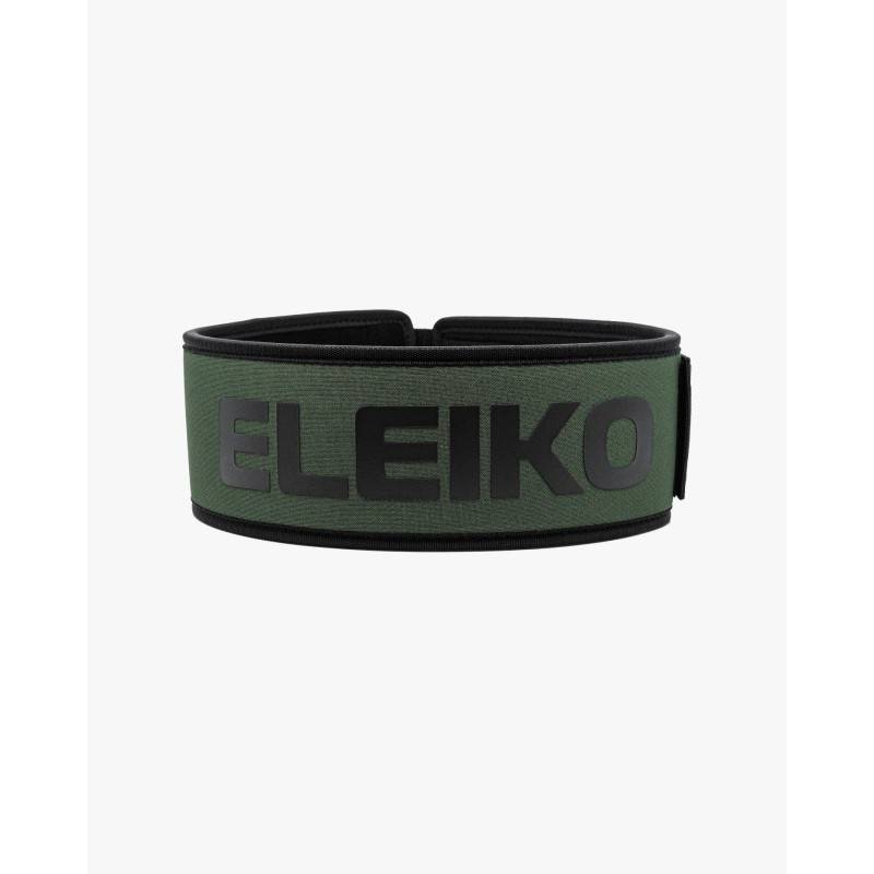 Eleiko EVA belt with stainless steel buckle - green