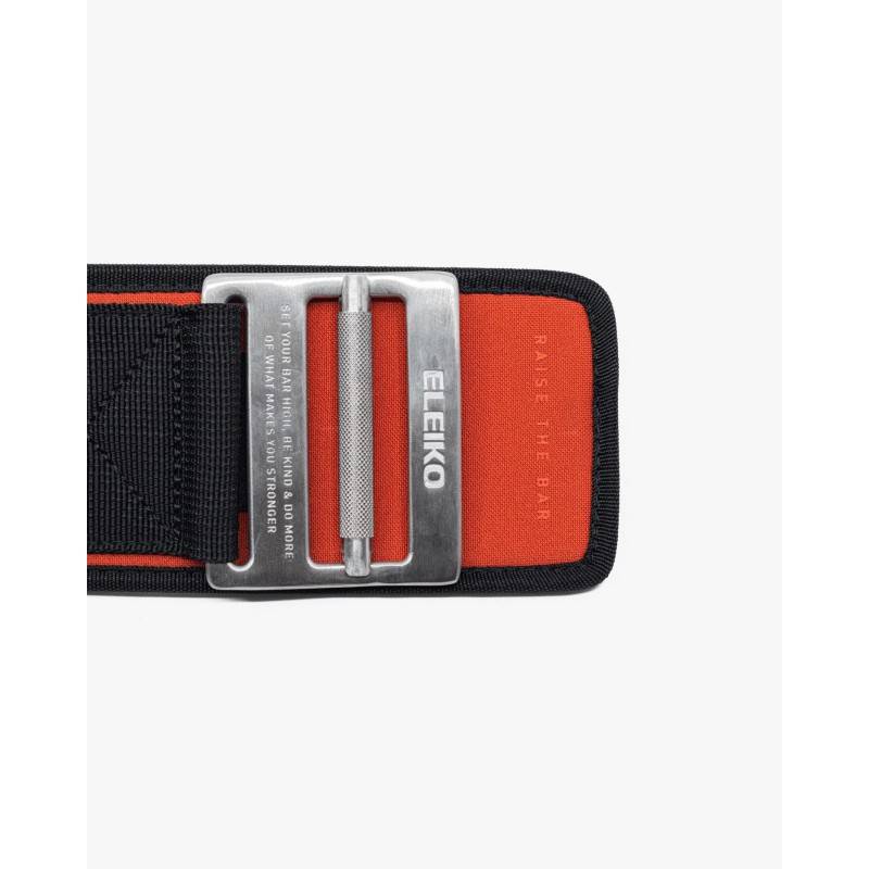 Eleiko EVA belt with stainless steel buckle - red