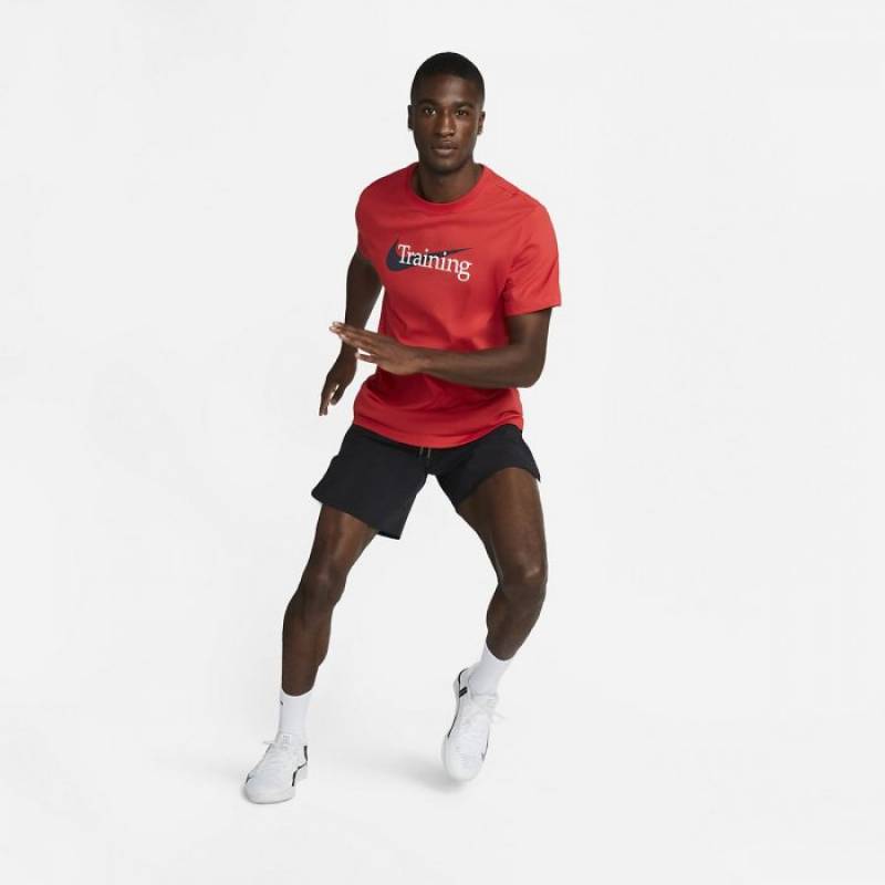 Man T-Shirt Swoosh Training - red