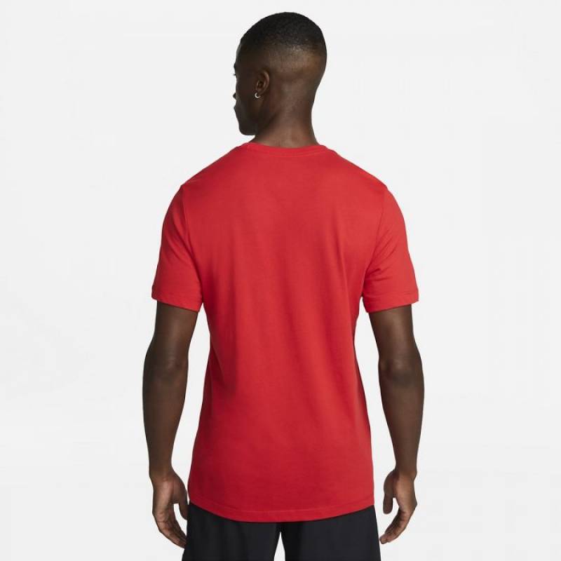 Man T-Shirt Swoosh Training - red