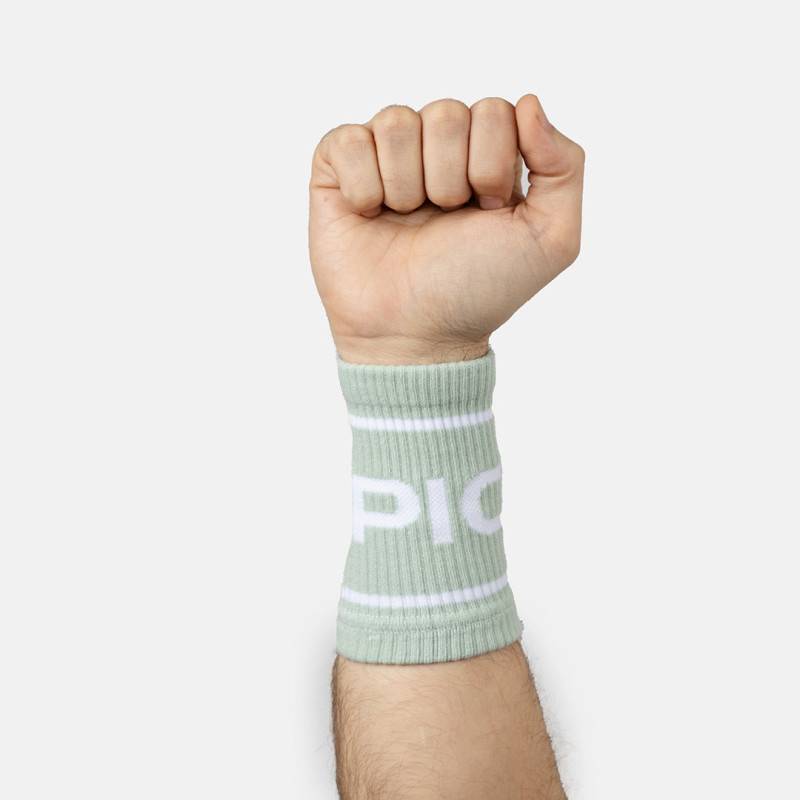 Long Sports Wristbands - green