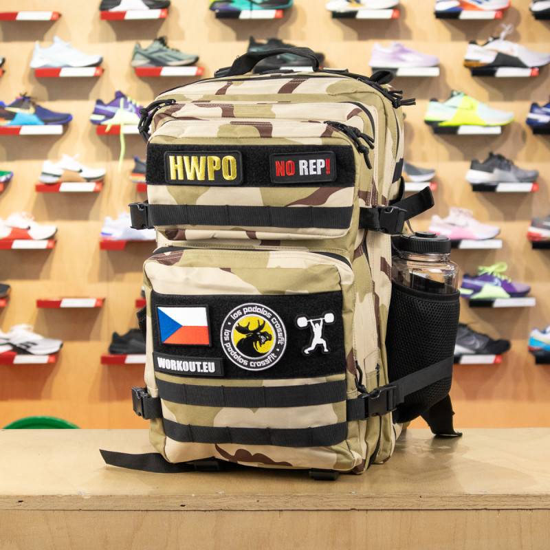 Fitness bag WORKOUT V2 - khaki camo